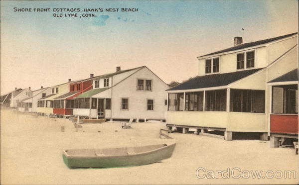 Shore Front Cottages, Hawk's Nest Beach Old Lyme Connecticut