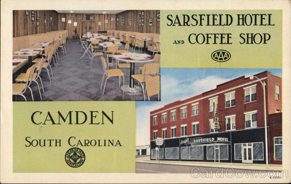 Sarsfield Hotel and Coffee Shop Camden South Carolina