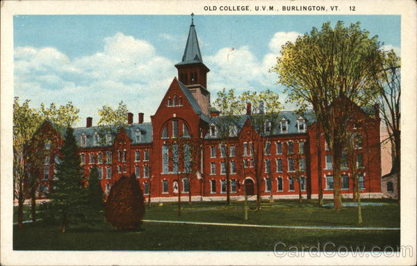 Old College, UVM Burlington Vermont