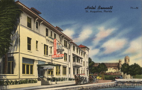 Hotel Bennett, The Bennett By-the-Sea St. Augustine Florida