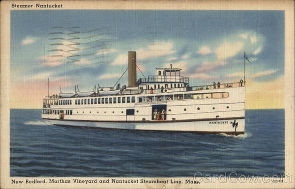 New Bedford, Marthas Vineyard and Nantucket Steamboat Line, Mass.