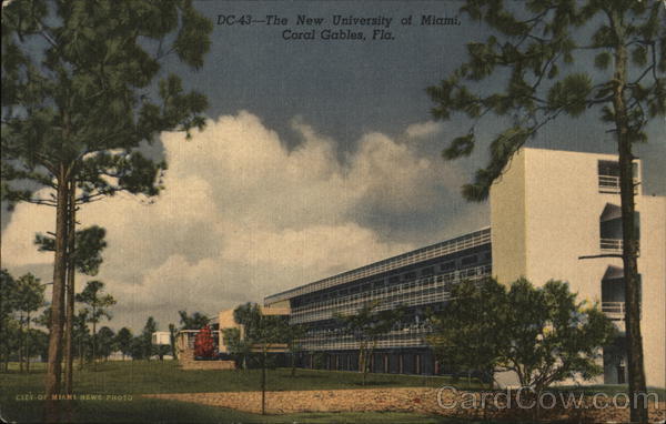 The New University of Miami Coral Gables Florida