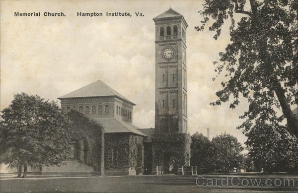 Street View of Memorial Church at Hampton Institute Virginia