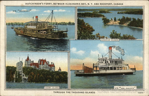 Hutchinson's Ferry Between Alexandria Bay, N. Y. and Rockport, Canada