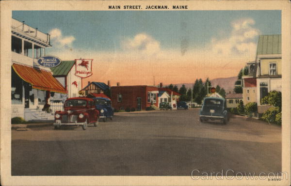 Main Street View Jackman Maine