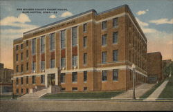 Des Moines County Court House Burlington, IA Postcard Postcard Postcard