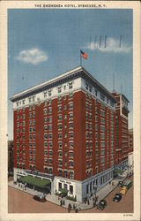 Bird's Eye View of The Onondaga Hotel Postcard