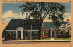 Eagleston Library, Cape Cod Hyannis, MA Postcard Postcard Postcard