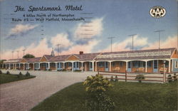 The Sportsman's Motel West Hatfield, MA Postcard Postcard Postcard