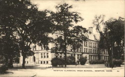 Newton Classical High School Massachusetts Postcard Postcard Postcard