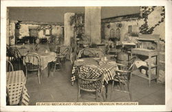 Benjamin Franklin Hotel - El Patio Restaurant Philadelphia, PA Postcard Postcard Postcard