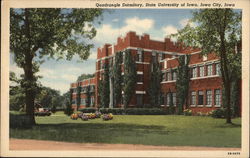State University of Iowa - Quadrangle Dormitory Postcard
