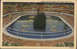 Nelson Park - Sunken Garden Postcard