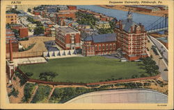 Duquesne University, Founded in 1878 Postcard