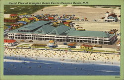 Aerial View of Hampton Beach Casino New Hampshire Postcard Postcard Postcard