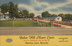 Baker Hill Motor Court Postcard