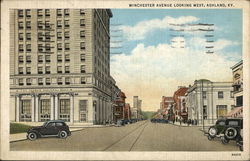 Winchester Avenue Looking West Postcard