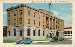 United States Post Office and Court House Waterloo, IA Postcard Postcard Postcard