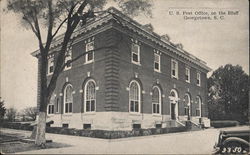 U.S. Post Office on the Bluff Postcard