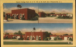 Farron's Cottage Court Bennettsville, SC Postcard Postcard Postcard