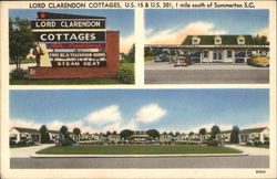 Lord Clarendon Cottages Summerton, SC Postcard Postcard Postcard