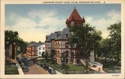 Hampshire County Court House Northampton, MA Postcard Postcard Postcard
