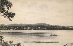Lake Wononscopomuc at Interlaken Inn Postcard