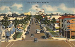 Lincoln Road Miami Beach, FL Postcard Postcard Postcard