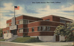 New Castle Armory Postcard