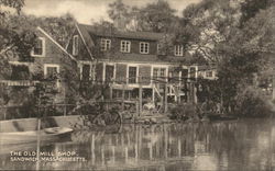 The Old Mill Shop Sandwich, MA Postcard Postcard Postcard