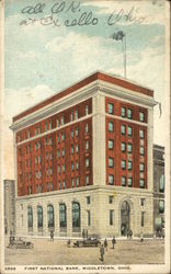 First National Bank Postcard