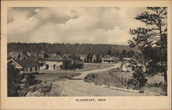 Panorama of Town Postcard