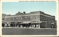 New Hotel Franklin Kentucky Postcard Postcard Postcard