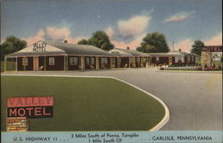 Valley Motel Postcard