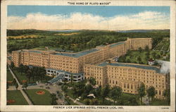 French Lick Springs Hotel, "The Home of Pluto Water" Indiana Postcard Postcard Postcard