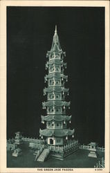 The Green Jade Pagoda Postcard