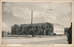 Division Headquarters Camp Pickett, VA Postcard Postcard Postcard