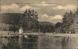 Camp Read Waterfront Brant Lake, NY Postcard Postcard Postcard