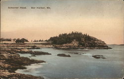 Water View of Schooner Head Bar Harbor, ME Postcard Postcard Postcard