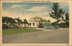 Colonial Restaurant Postcard