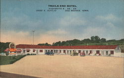 Trails End Motel Postcard