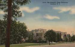 The Hospital, Duke University Postcard