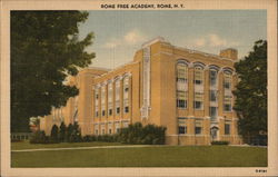 Rome Free Academy New York Postcard Postcard Postcard