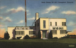 Radio Station WOMI Postcard