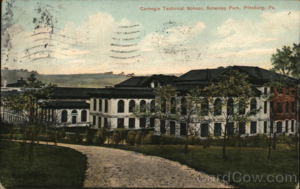 Carnegie Technical School, Schenley Park Pittsburgh Pennsylvania