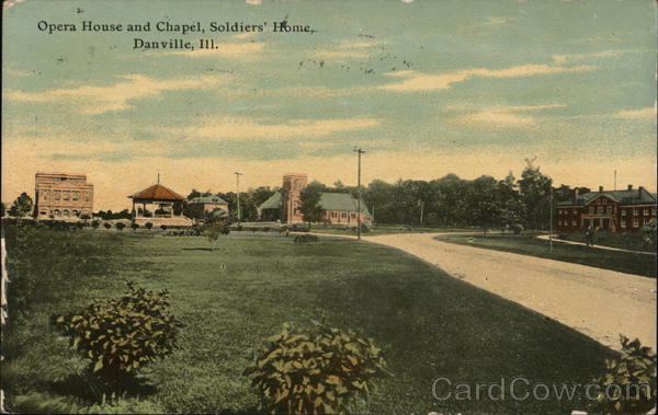 Opera House and Chapel, Soldiers' Home Danville Illinois