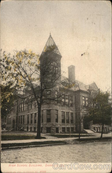 High School Building Danville Illinois