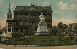 Margaret Statue and Park, New Orleans, LA. Louisiana Postcard Postcard Postcard