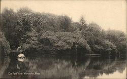 Elm Park View Worcester, MA Postcard Postcard Postcard