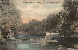 Green River Mill Bridge Postcard